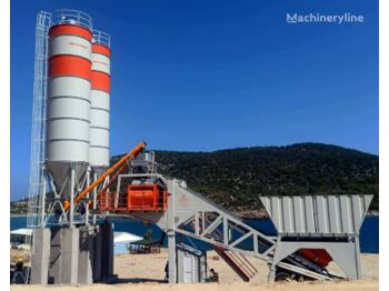 POLYGONMACH 100 m3 per hour mobile concrete batching plant - Betonmischanlage