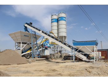 PROMAX Mobile Concrete Batching Plant M100-TWN(100M3/H) - Betonmischanlage