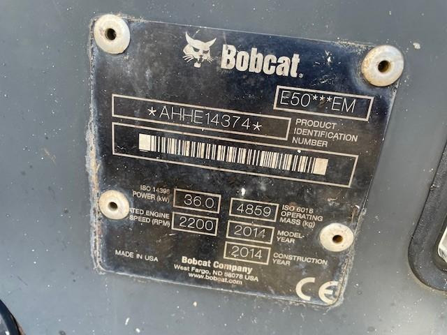 Kettenbagger Bobcat E50: das Bild 8