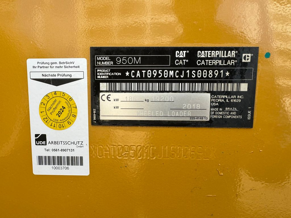 Radlader CAT 950 M Radlader mit Waage *19,2 Tonnen: das Bild 11