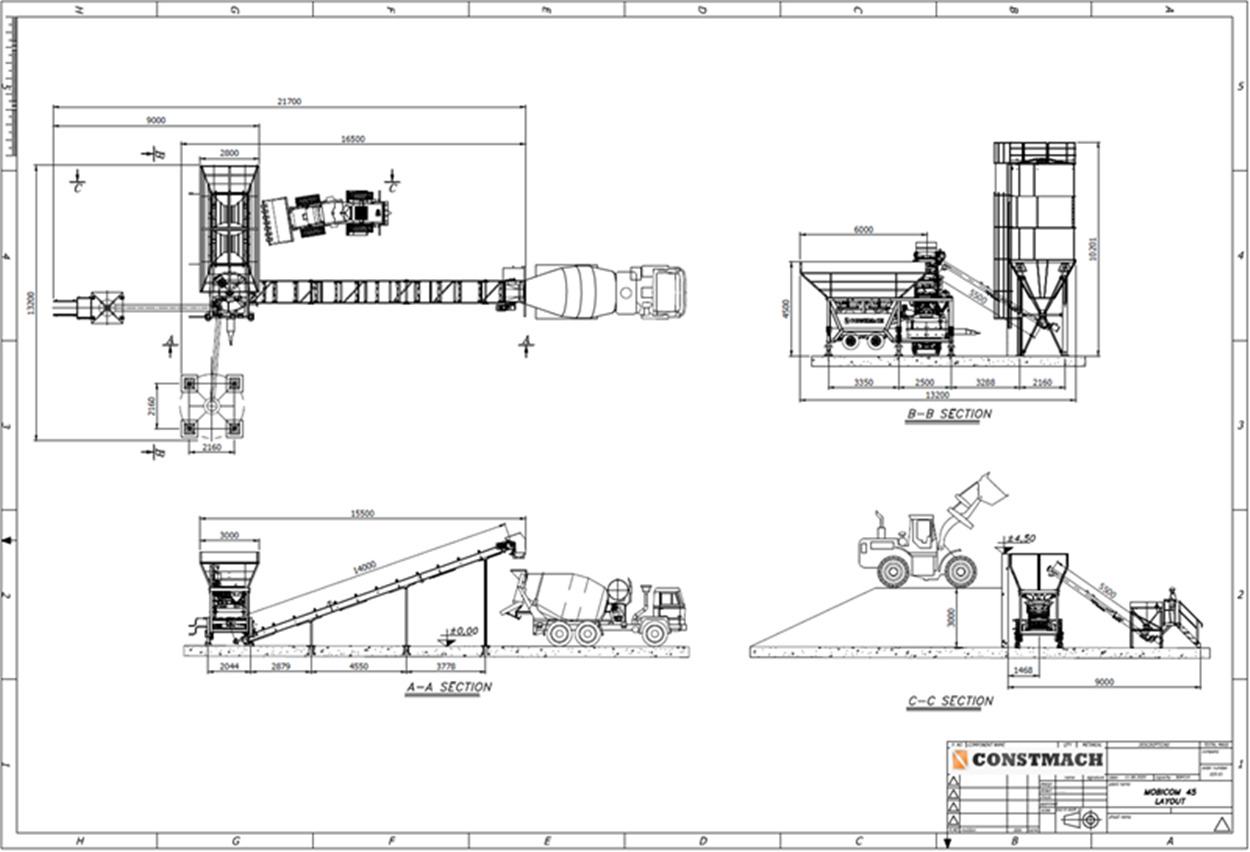 NEU: Betonmischanlage Constmach mini mobilna wytwórnia betonu 45 m3/h: das Bild 11