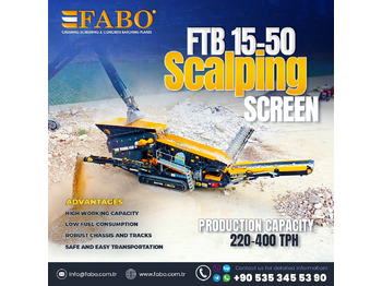 NEU: Mobile Brechanlage FABO FTB-1550 MOBILE SCALPING SCREEN | AVAILABLE IN STOCK: das Bild 1