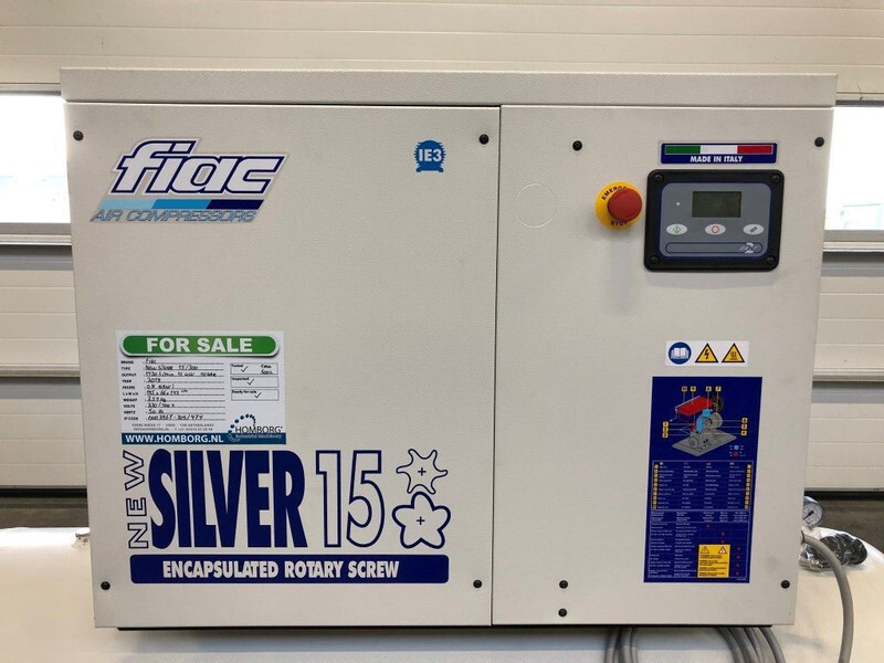 NEU: Luftkompressor Fiac New Silver 15 / 500 Silent 11 kW 1430 L / min Elektrische Schroefcompressor met ketel: das Bild 9
