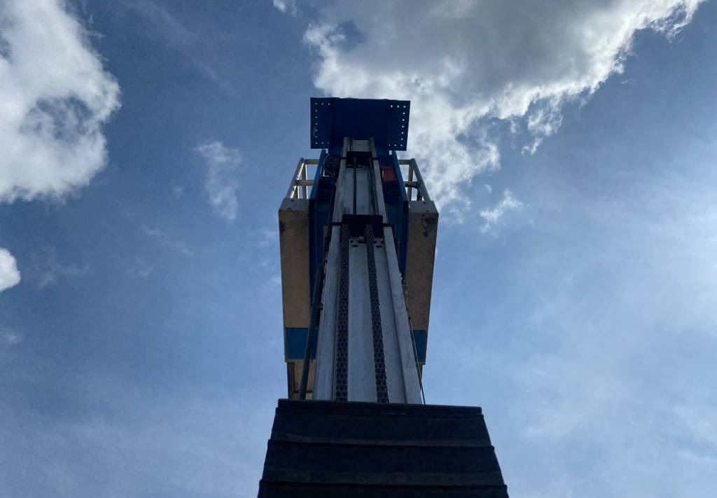 Teleskopmastbühne Genie GR15 Runabout Electric Vertical Work Lift 652cm: das Bild 20