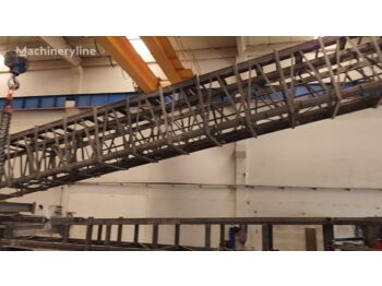 POLYGONMACH 1000x44400mm radial telescobic conveyor - Kegelbrecher