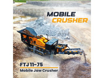 FABO FTJ-1175 TRACKED JAW CRUSHER 150-300 TPH | AVAILABLE IN STOCK - Mobile Brechanlage