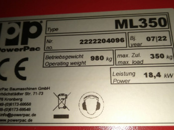 Kompaktlader POWERPAC ML350: das Bild 3