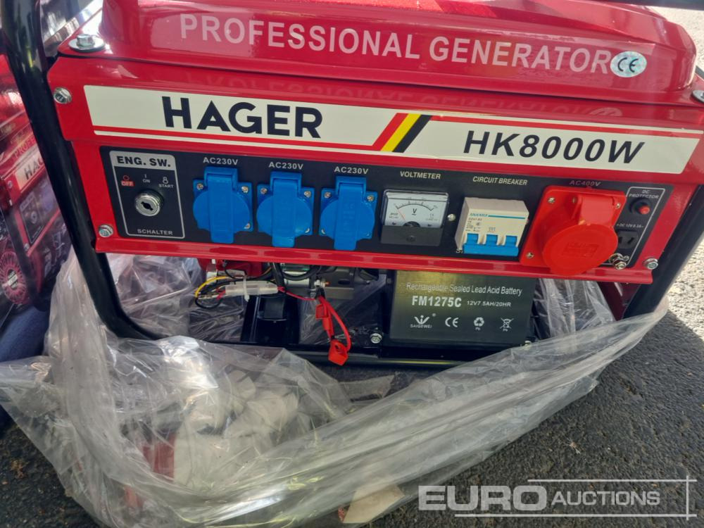 Stromgenerator Unused Hager HK8000W: das Bild 12