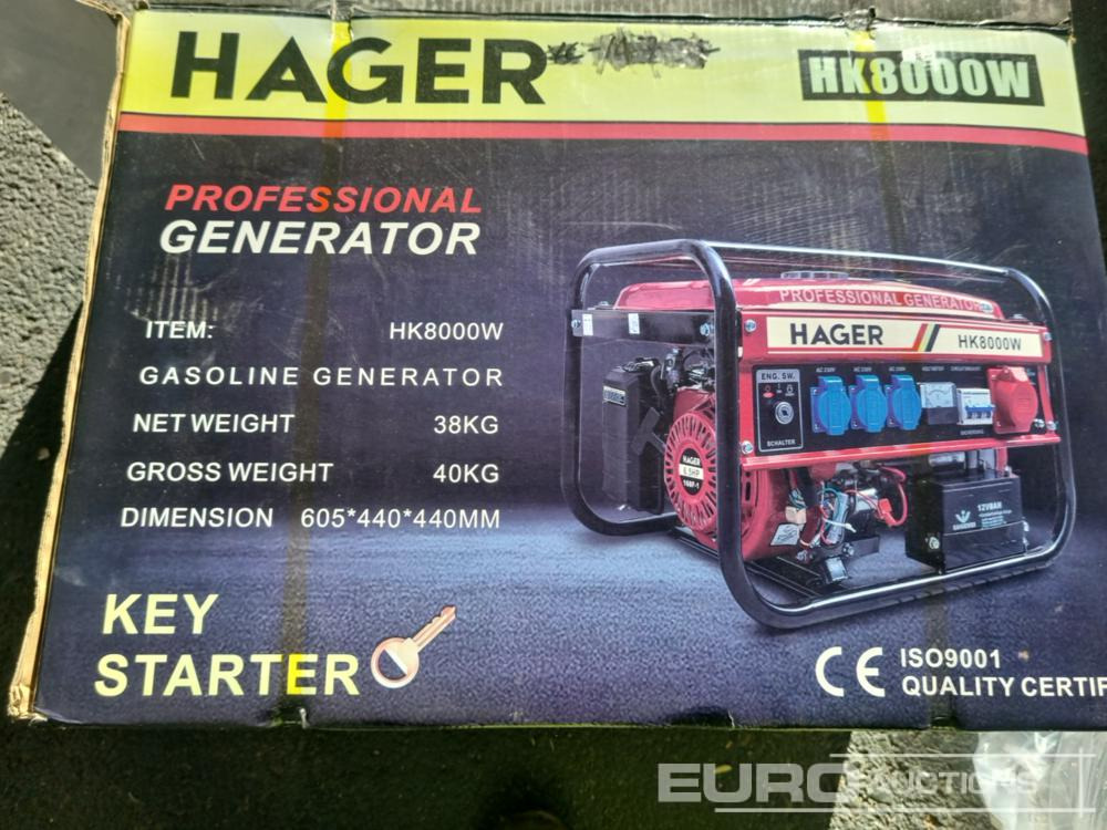 Stromgenerator Unused Hager HK8000W: das Bild 14