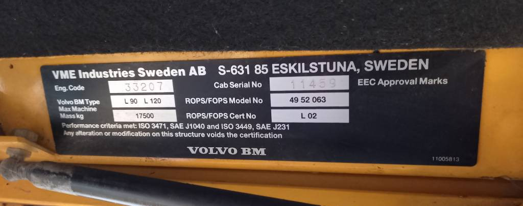 Radlader Volvo L90, 4WD: das Bild 11