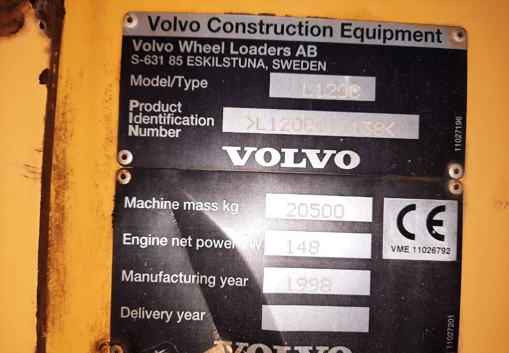 Radlader Volvo L 120 C: das Bild 12
