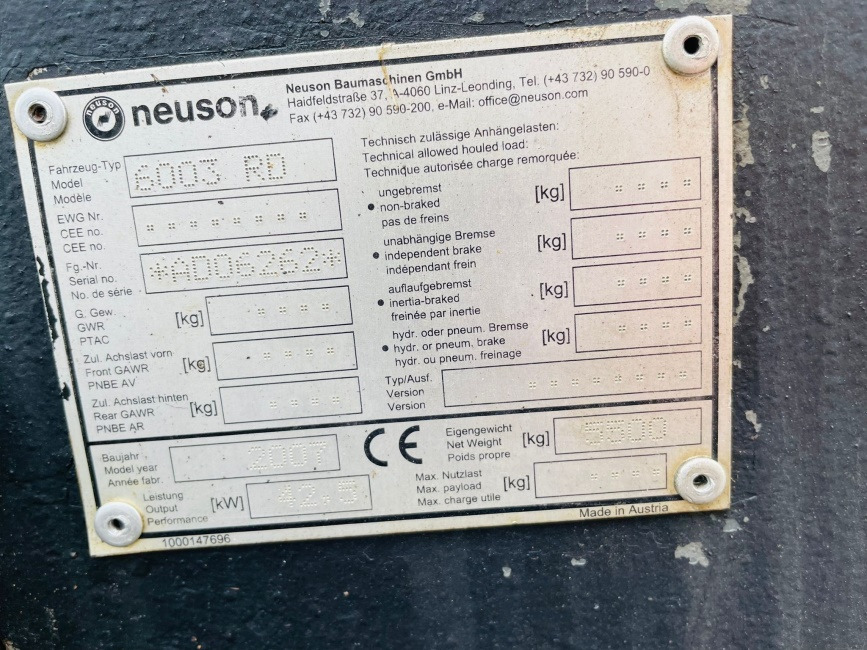 Minibagger Wacker Neuson 6003 RD: das Bild 16