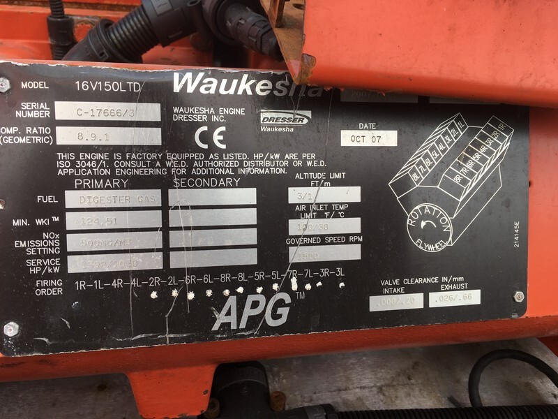 NEU: Stromgenerator Waukesha 16V150LTD GENERATOR 1650KVA USED: das Bild 6