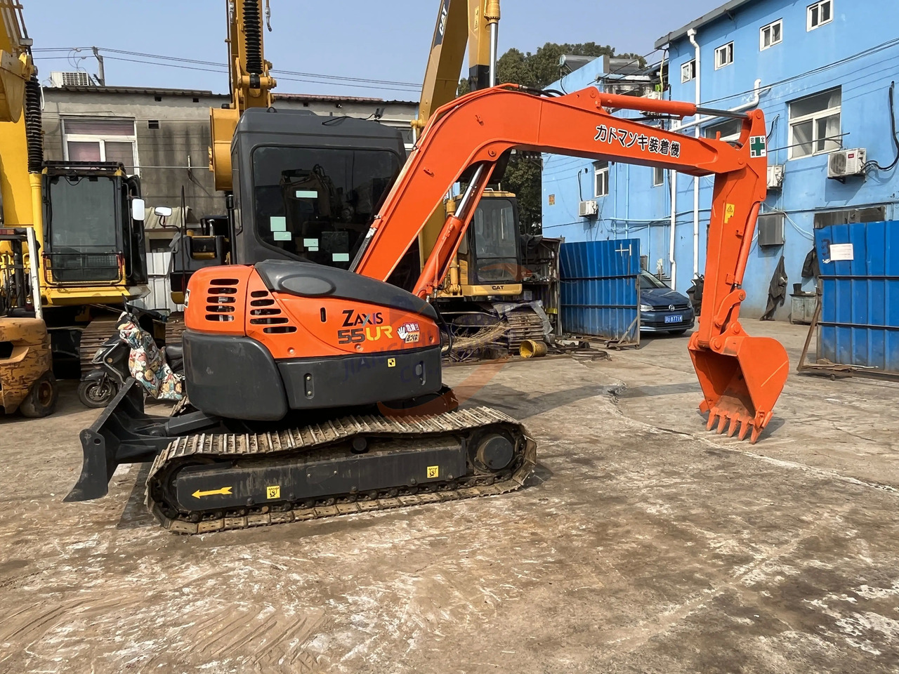 Kettenbagger used Excavator Hitachi Zaxis55ur good quality made in japan Hitachi ZX55ur crawler excavator: das Bild 3