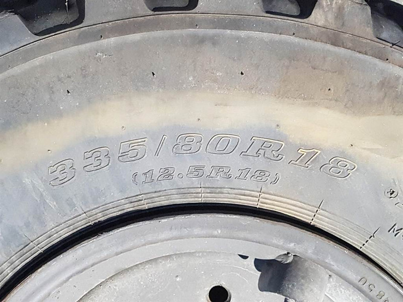 Felgen und Reifen für Baumaschine Ahlmann AS50-Solideal 12.5-18-Dunlop 12.5R18-Tire/Reifen: das Bild 10