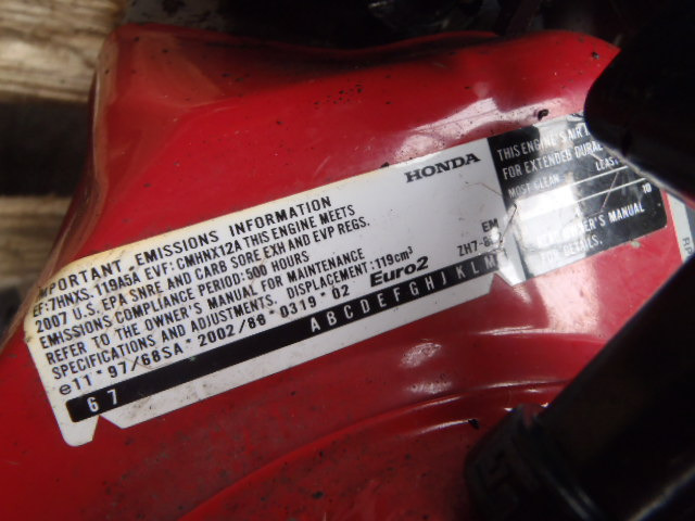 Motor für Baumaschine Honda GX120 -: das Bild 3