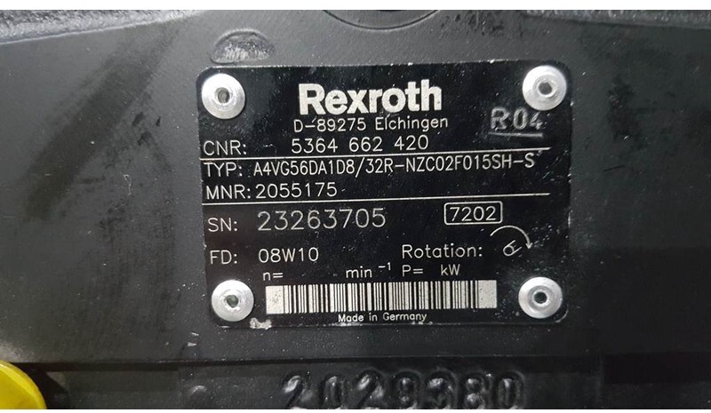 Hydraulik Rexroth A4VG56DA1D8/32R -Schaeff/Terex -5364662420-Pump: das Bild 5