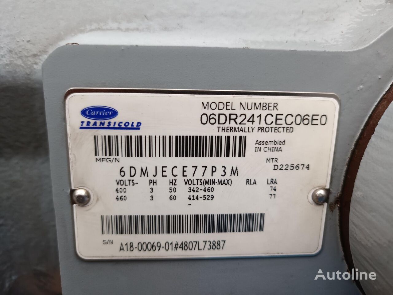 Kompressor, Druckluftanlage für LKW SUPRA 850 MT MULTITEMPERATURA (18-00069-01): das Bild 3