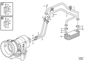 NEU: Getriebe und Teile für Knickgelenkter Dumper Volvo nieuwe Oliekoeler voe11033628 voe11110107: das Bild 2
