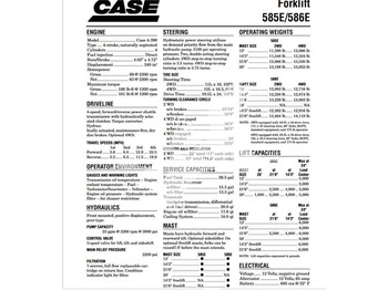 Geländestapler 1995 CASE 586E 16607: das Bild 3