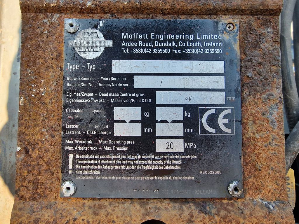 Mitnahmestapler Moffett M4 20.1 Mitnahmestapler / 2009 / Teleskopgabeln: das Bild 21