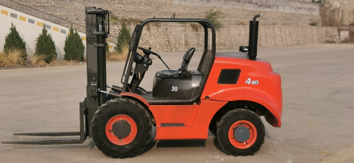 NEU: Geländestapler QINGDAO PROMISING 3T 4WD Rough Terrain Forklift CPCD30: das Bild 2