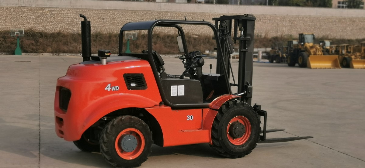 NEU: Geländestapler QINGDAO PROMISING 3T 4WD Rough Terrain Forklift CPCD30: das Bild 3