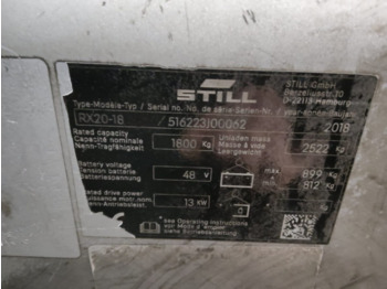 Elektrostapler Still RX20-18: das Bild 5