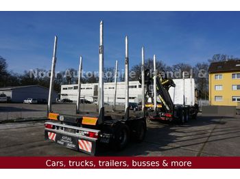 Holztransporter Huttner TM4SZ-20 Kurz Holz Tandemanhänger BB *4x Rungen
