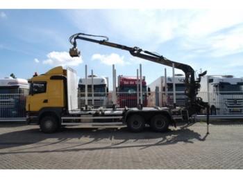 Scania R 480 6X2 MANUAL GEARBOX LOG TRANSPORTER WITH LO - Rückewagen