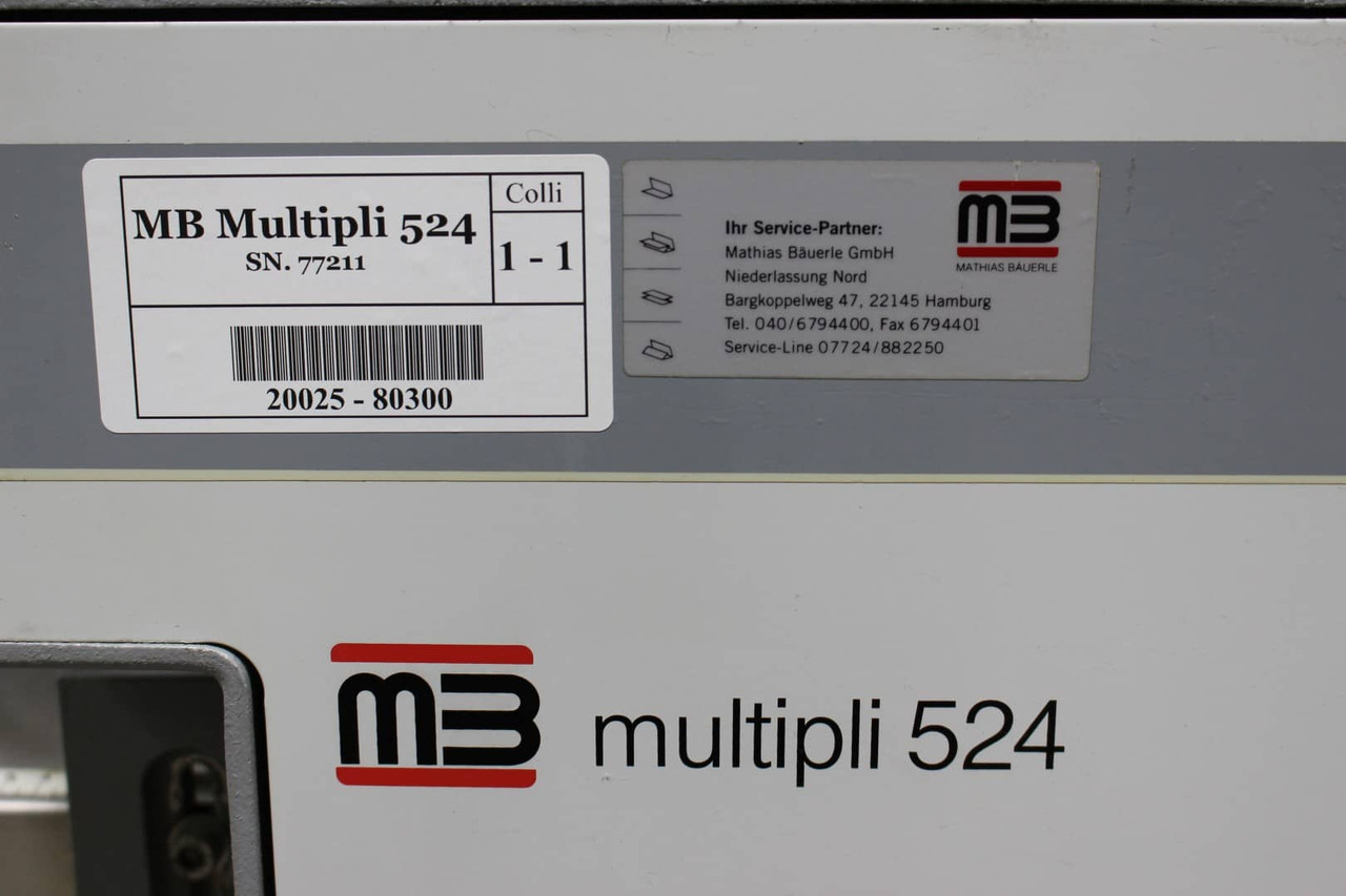 Druckmaschine MB Baeuerle Multipli-CAS 52/4: das Bild 7