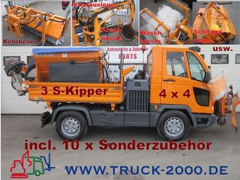 MULTICAR M30 4x4 3 S-Kipper Winter Garten Strassendienst - Kehrmaschine