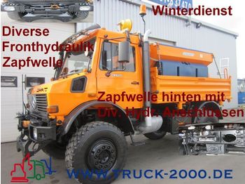 UNIMOG U 2150 Winterdienst Div Zapfwellen + Hydraulik - Kehrmaschine