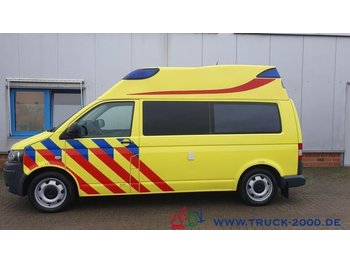 Krankenwagen Volkswagen T5 2.0 TDI Ambulance Mobile RTW Scheckheft 1.Hd: das Bild 1
