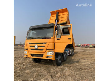 Kipper HOWO Sinotruk 8x4 drive 12 wheels tipper truck 375 yellow color: das Bild 2