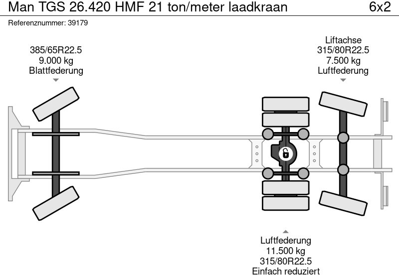 MAN TGS 26.420 HMF 21 ton/meter laadkraan - Leasing MAN TGS 26.420 HMF 21 ton/meter laadkraan: das Bild 18