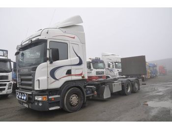 Containerwagen/ Wechselfahrgestell LKW SCANIA R500 LB MNB: das Bild 1
