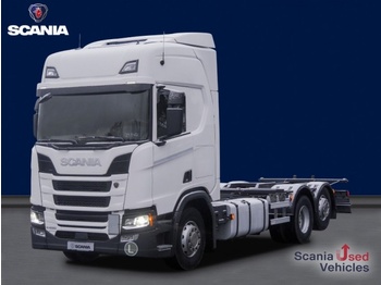 Containerwagen/ Wechselfahrgestell LKW SCANIA R 450 B6x2*4NB Lenkachse, Standklima: das Bild 1