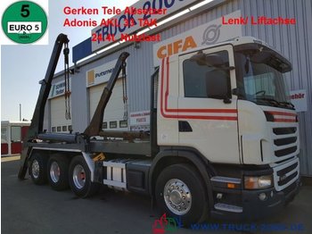 Absetzkipper Scania G 480 8x4 Tele Gerken Adonis 24.5t. NL Lenk Lift: das Bild 1