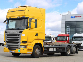 Scania R410, BDF, 6x2, EURO 6, SECONDARY AIR CONDITION  - Containerwagen/ Wechselfahrgestell LKW: das Bild 1