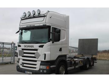 Containerwagen/ Wechselfahrgestell LKW Scania R420LB6X2MNB: das Bild 1
