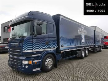 Getränkeaufbau LKW Scania R 410 / Retarder / Lenk-Lift / KOMPLETT+Trailer: das Bild 1