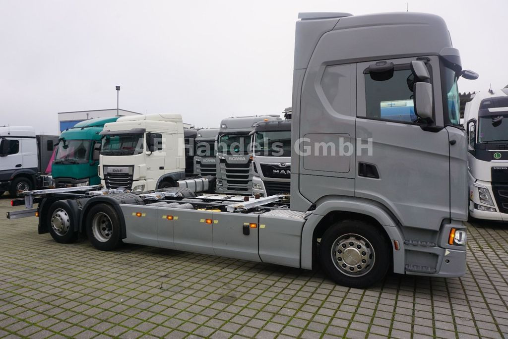 Containerwagen/ Wechselfahrgestell LKW Scania S450 HighLine LL BDF *Retarder/Xenon/Lenk+Lift: das Bild 2