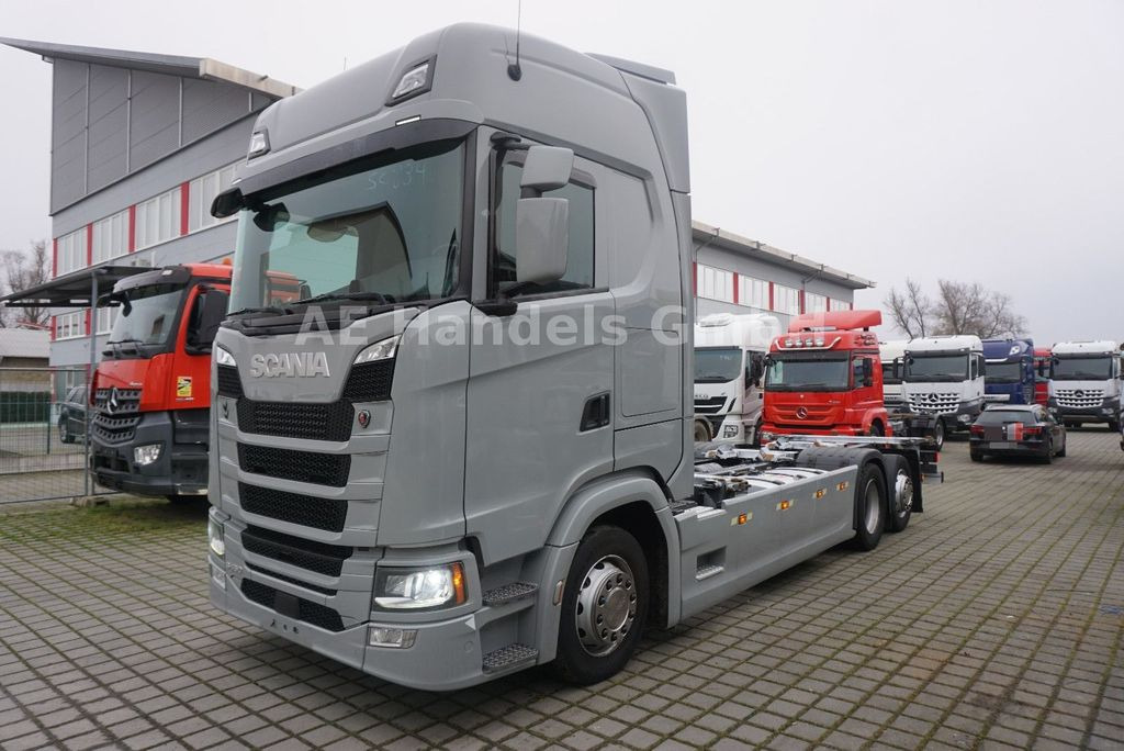 Containerwagen/ Wechselfahrgestell LKW Scania S450 HighLine LL BDF *Retarder/Xenon/Lenk+Lift: das Bild 7