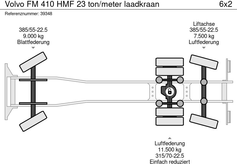 Volvo FM 410 HMF 23 ton/meter laadkraan - Leasing Volvo FM 410 HMF 23 ton/meter laadkraan: das Bild 10