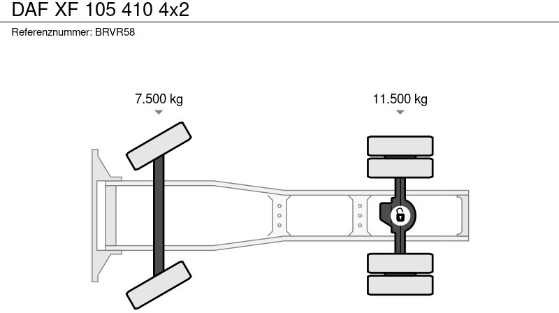 Sattelzugmaschine DAF XF 105 410 4x2: das Bild 11