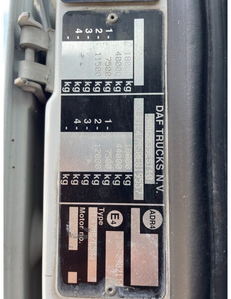 Sattelzugmaschine DAF XF 105.510 **PTO-INTARDER-MANUAL GEARBOX**: das Bild 21