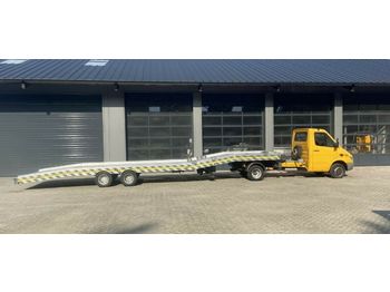 Sattelzugmaschine, Transporter Mercedes-Benz Sprinter 416 mit auflieger 7490 kg Ges gew: das Bild 1