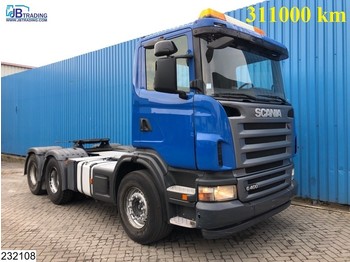 Sattelzugmaschine Scania G 400 6x4, Steel suspension, Airco, Opticruise 3 pedals,