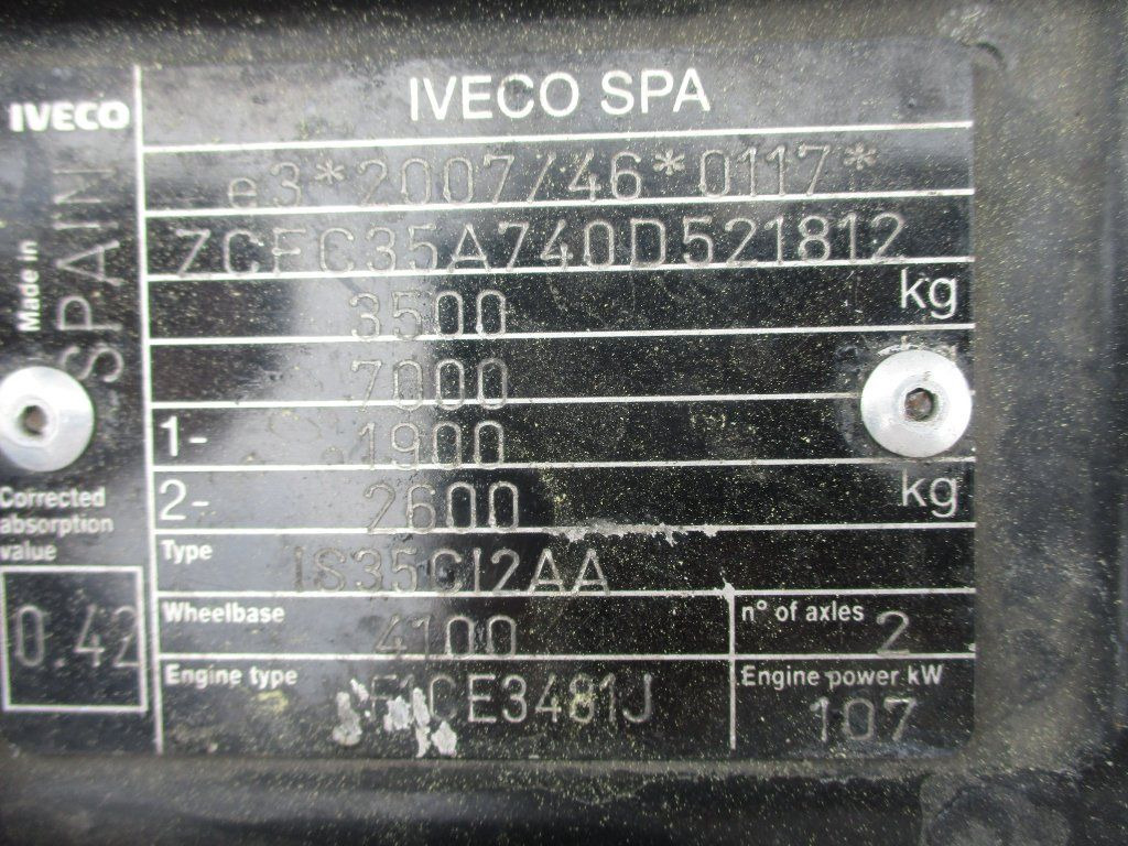 Iveco  35C15 8 Palet  - Leasing Iveco  35C15 8 Palet: das Bild 15